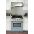 thumbnail image 3 of 30 in. 4.2 cu. ft. Propane Gas Range with Convection Oven in Light Blue, 3 of 12