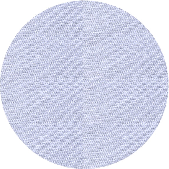 Ahgly Company Indoor Round Patterned Lavender Blue Area Rugs, 4' Round