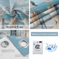 thumbnail image 4 of Beach Seagull Blackout Curtains for Bedroom/Living Room, Thermal Insulated Kitchen Curtains, Birds Rustic Wood Watercolor Painted Grommet Darkening Window Treatment Drapes 52"x84"x2, 4 of 8