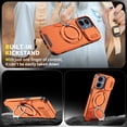 thumbnail image 5 of Asuwish Compatible with Samsung Galaxy A05 Phone Case Slide Camera Cover Tempered Glass Screen Protector Stand Ring Holder Rugged Slim Cell for Ao5 A 05 05A Women Men Orange, 5 of 9