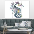 thumbnail image 1 of Design Art - Colorful Seahorse Watercolor, 1 of 3
