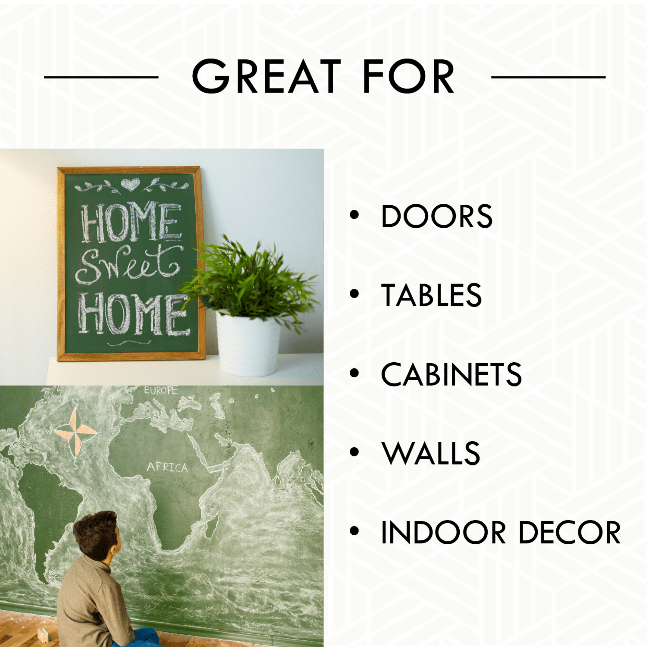 4 Pack, Green, Rust-Oleum Matte Specialty Chalkboard Paint-32 oz