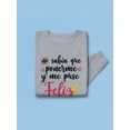 thumbnail image 3 of I'm Wearing A Smile Sweatshirt Women -Smartprints Designs, Female 4X-Large, 3 of 4