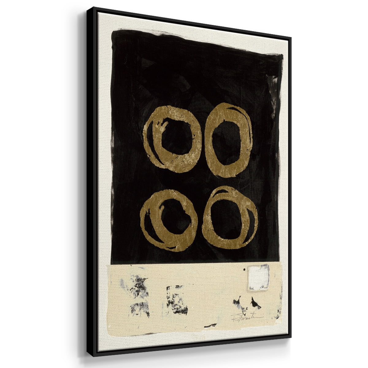 Standing Strong II Framed Premium Gallery Wrapped Canvas - Ready to Hang - 17 x 25 - Black Floating Frame