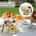 thumbnail image 4 of KUIFORTI Butterfly Sunflower Tea Pot Cozies Cotton Teapot Dust Cover Tea Cosy Travel Kettle Cover Tea Pots Cozy Novelty Home Kitchen Accessories Butterfly Decor, 4 of 6
