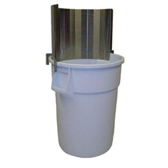 Stainless Steel Trash Can Backsplashes - Stainless Steel - 18 x 18 x 38 in.