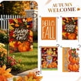 thumbnail image 2 of Halloween Garden Flag Fall Pumpkin Decor for Outdoor Porch Decor Thanksgiving Outdoor Decor Rustic Fall Flag Linen Outdoor Flag Harvest Decor, 2 of 7