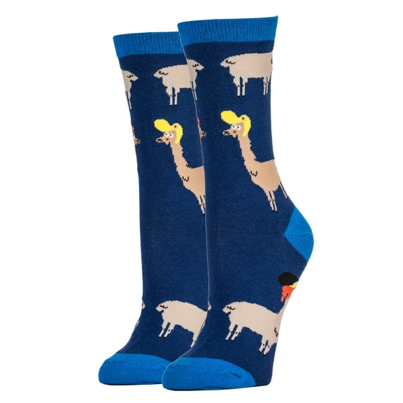 Oooh Yeah! Women's Crew Socks (Drama Llama)