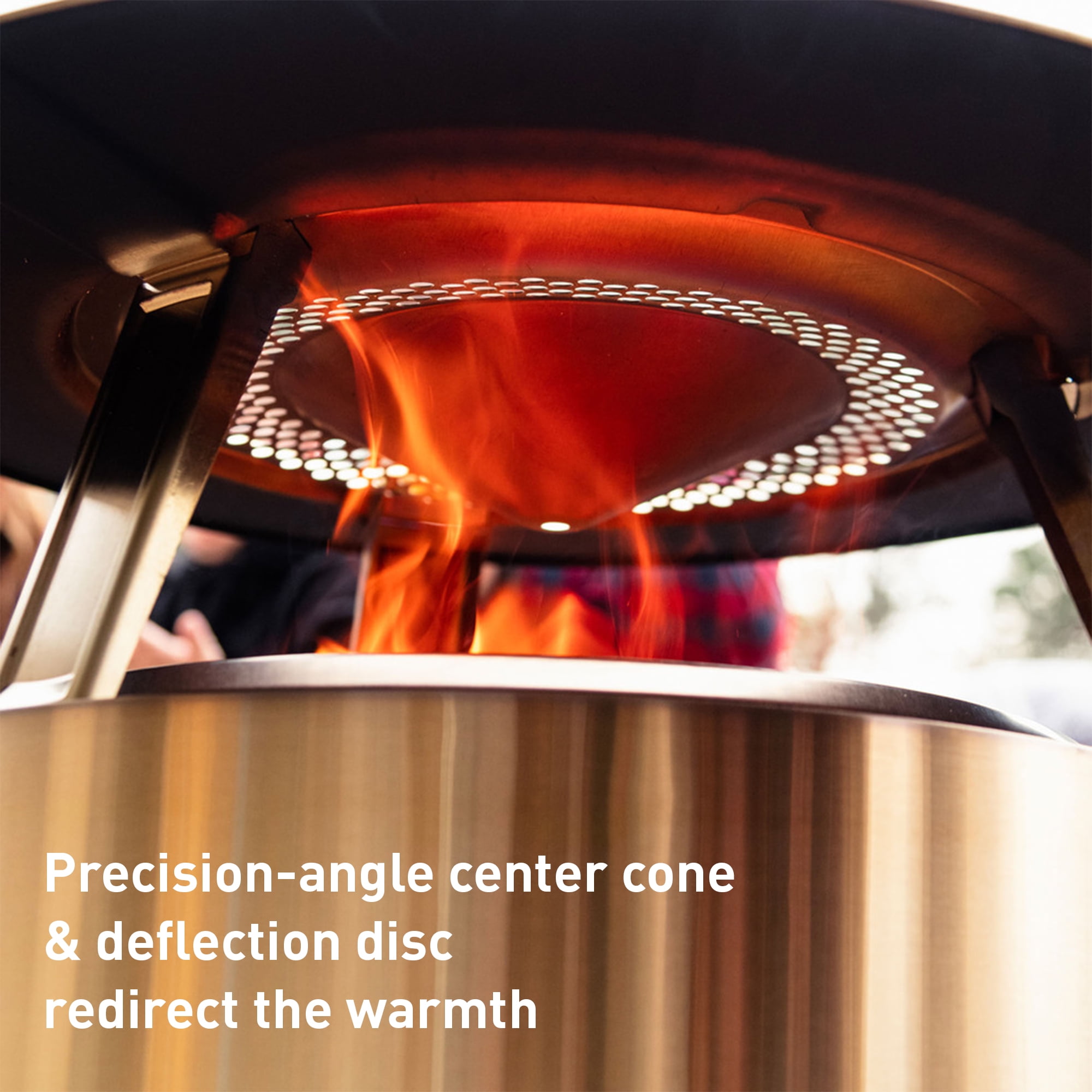 Solo Stove Ranger Heat Deflector, With 3 Detachable Legs, Accessory for Ranger Fire Pit, Captures and redirects warmth, 304 Stainless Steel, height: 6 in, diameter: 20 in, 5 lbs - 2