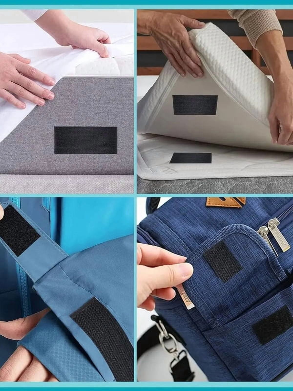 1-10M Velcros Self Adhesive Hook and Loop Tape Fastener House Diy Magic Tap Auto Double Sided Roll Strong Glue Home Strap Strips