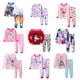 thumbnail image 2 of Kid's 2pcs Pajamas, Long Sleeve Top & Elastic Waist Pants , Cartoon Girl LOVE Print Loungewear, Comfy Casual PJ Set, Girl's, 2 of 5