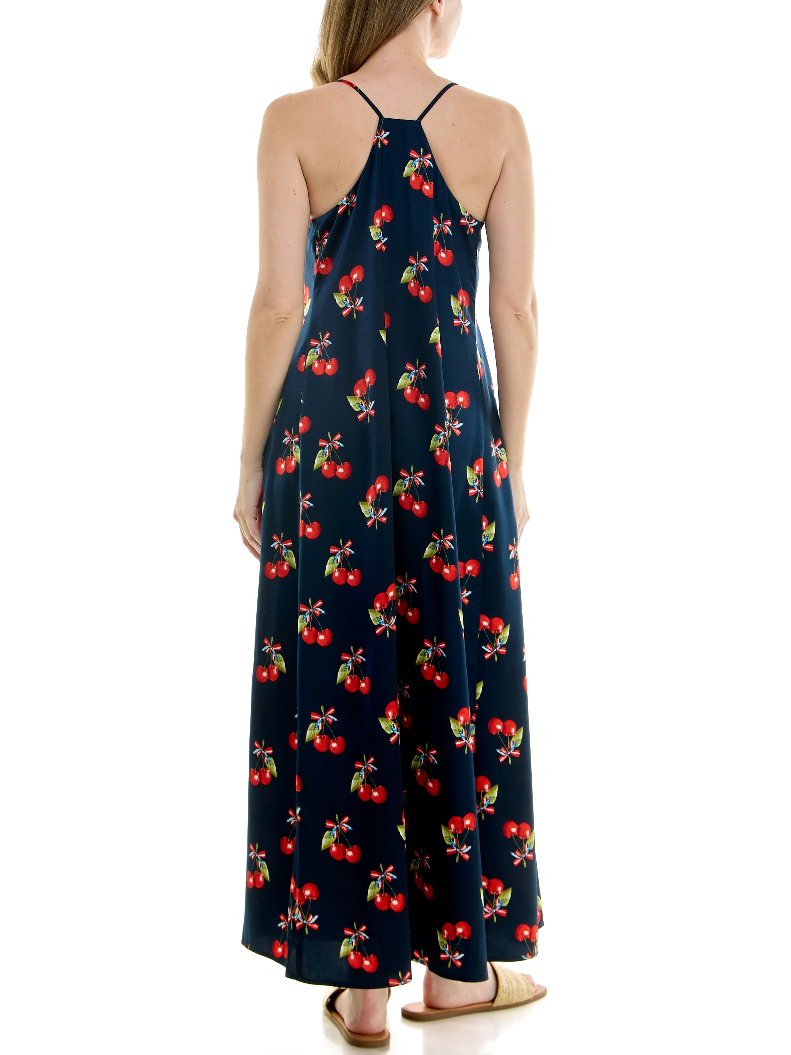 Nicole Miller Women's Maxi Slip Dress With Built In Bra, Sizes S-XL
