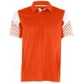 thumbnail image 2 of Holloway Sportswear L Arc Polo Orange/White 222548, 2 of 4