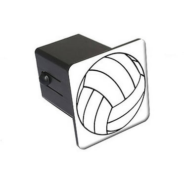 Volleyball 2" Tow Trailer Hitch Cover Plug Insert