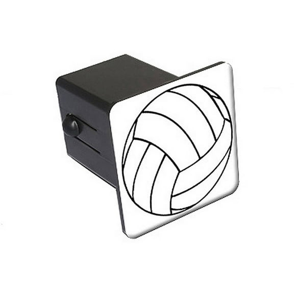 Volleyball 2" Tow Trailer Hitch Cover Plug Insert