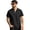Black,#001, variant on Men's Henley Shirt Short Sleeve Cotton Casual T-Shirt With Chest Pocket Contrast Button Placket Regular Fit Summer Tops for Daily Wear,XL