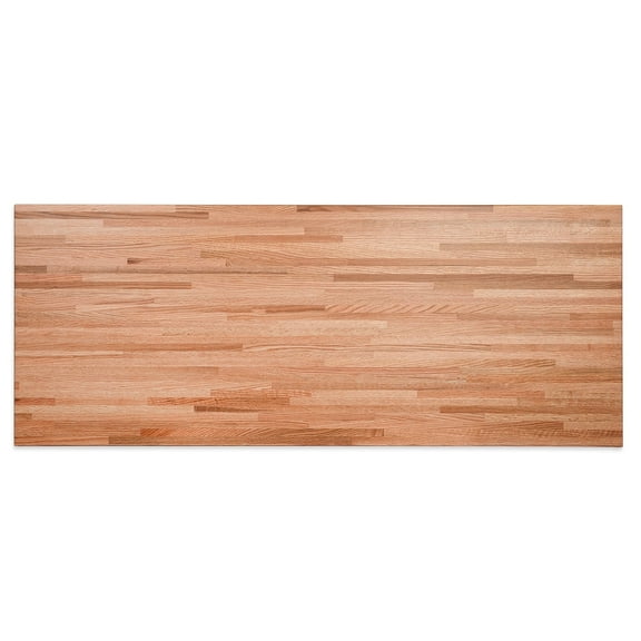 CONSDAN Butcher Block Counter Top, USA Grown Solid Oak Wood Countertop, Washer/Laundry Countertop, Table Top, Polished, Prefinished with Food-safe Oil, 1.5" Thickness, 18" L x 25" W