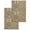 Brown, variant on Vintage Morocco Kitchen Dish Towels for Drying Dishes Set of 2, Traditional Tribal Abstract Geometric Blue Waffle Weave Microfiber Hand Tea Bathroom Towels Quick Dry & Absorbent Towel 15.7x23.6