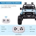 thumbnail image 5 of Aosom 12V Kids Ride on Car with Remote Control, Battery-Operated Ride on Toy with Spring Suspension, Led Lights, Music, Horn, 3 Speeds, USB, MP3, Blue, 5 of 9