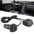 thumbnail image 4 of Usb Auto Phone Fast Car 4 USB Port For QC 3.0 Fast Charging Rear Seats Expanded W/Extension Cord 60W 12V, 4 of 8