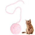 thumbnail image 1 of Cat Toy Ball Wool Interactive Funny Cat Pom Pom Toy Kitten Play Ball with Bell, 1 of 10