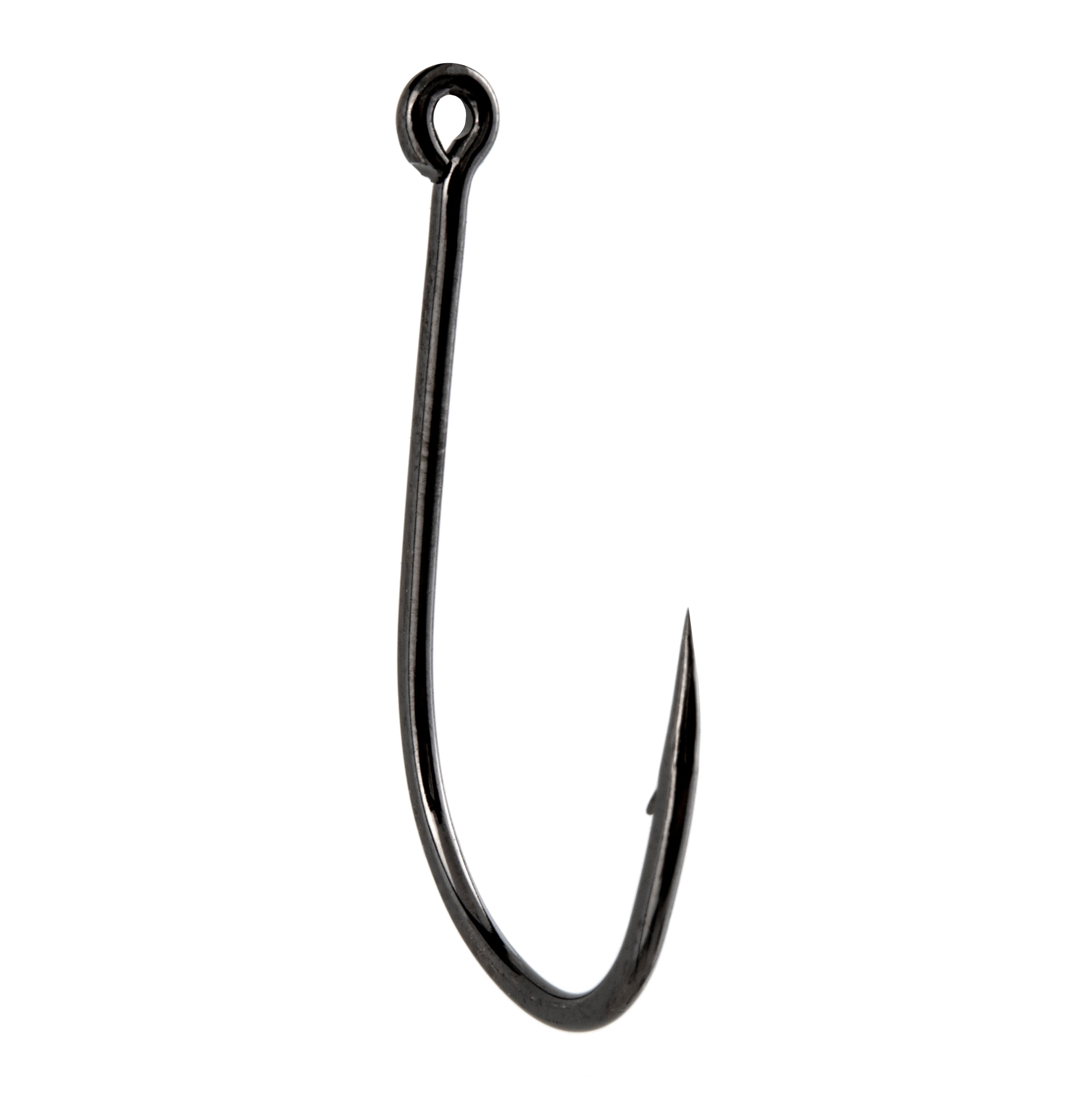 (2 pack) Tsunami SaltX Light Wire Bait Hooks – 1/0 Size, Black Nickel, 9-Count Pack