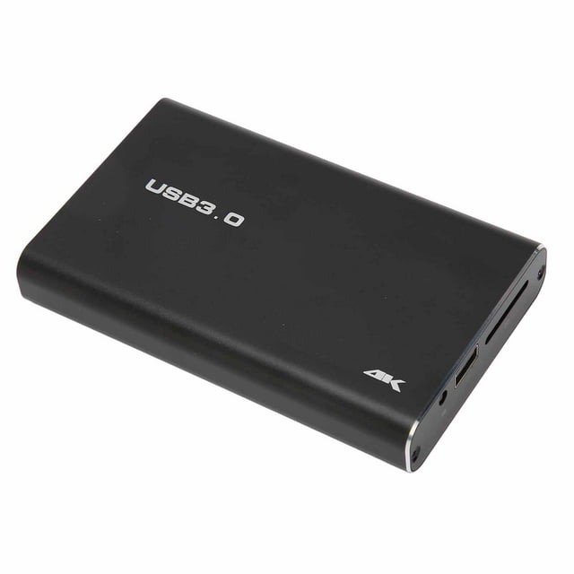 4K Ultra HD Digital Media Player, 4K Media Player With Remote Control, Video Photo Music PPT Media Player With Auto Circle Play For USB Drives Storage Card 100-240V