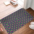 thumbnail image 4 of Uemuo Mardi Gras Carnival3 Printed Door Mat Indoor Doormat 16"x24",Front Back Door Mats Non Slip Entrance Rugs,Inside Doormats for Entryway, 4 of 9