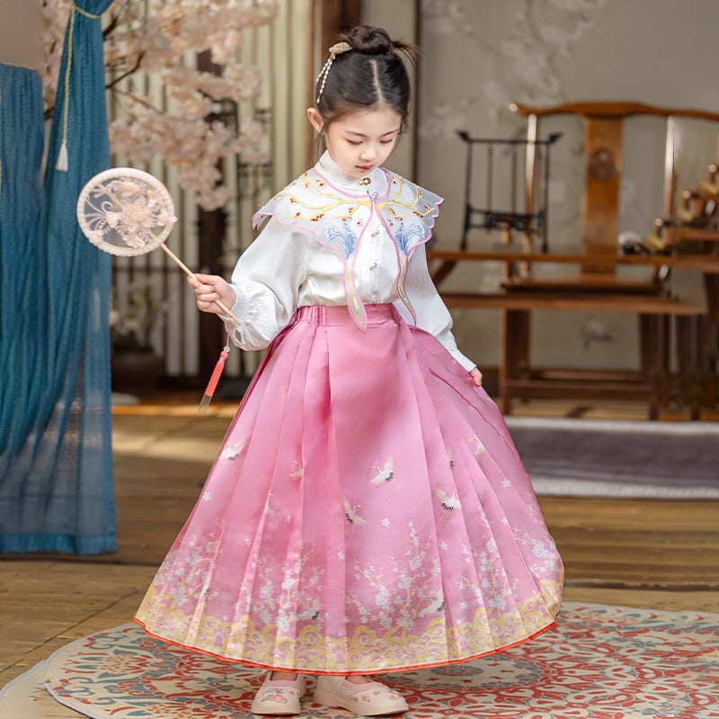 Girls Chinese Style Horse Face Skirt Modern Wear Kids Hanbok Hanfu Dress Children Daily Clothing Skirt Three Pieces Hanfu Suit FJH - Walmart.ca Girls Chinese Style Horse Face Skirt Modern Wear Kids Hanbok Hanfu Dress Children Daily Clothing Skirt Three Pieces Hanfu Suit FJH - Walmart.ca