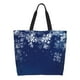 thumbnail image 1 of Balery Christmas Blue Bolsa Tote Estilo Estético con Cremalleras, Bolsa de Hombro, Bolsa de Compras Grande y Plegable, 1 of 8