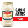 Bertolli Garlic Alfredo Sauce with Aged Parmesan Cheese, Authentic Tuscan Style Pasta Sauce made with Fresh Cream and Real Butter, 15 OZ