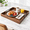 20" x 20" x 2", variant on 20" x 20" x 2" Wooden Square Serving Tray with Metal Handles