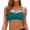 Dark Green, variant on Twist Front Bandeau Strapless Push-Up Bikini Top, Women's