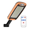 thumbnail image 2 of luz de paisaje al aire libre para jardín, luces sensor de movimiento, luces de pared decorativas automáticas para exteriores impermeables para terraza, - 124LED naranja, 2 of 8