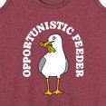 thumbnail image 3 of Instant Message - Opportunistic Feeder - Women's Racerback Tank Top, 3 of 6