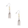 thumbnail image 2 of Delight Jewelry Silvertone Small Tassel Gold Tone Infinity French Earrings, 2 of 4