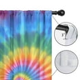 thumbnail image 4 of Blackout Kids Curtains,Rainbow Tie Dye Mandala Pattern Childrens Insulated Curtains Set Of 2,Bedroom Essentials,Toddler Room Decor 42"x84", 4 of 5