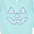 thumbnail image 3 of Inktastic Plaid Pumpkin Face Halloween Checkered Print Toddler Sweatshirt, 3 of 4
