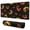 Black Halloween Pumpkin, variant on Long Mouse Pads for Desk,Black Halloween Pumpkins Desk Mats on Top Of Desks, Desk Mouse Pad Extra Large with 3mm Non-Slip Base and Stitched Edge for Gaming,Office,Work,Home 31.5"x11.8"