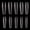 Clear, variant on 600pcs Long Coffin Ballerina Nails Full Cover Acrylic Nails False Nail Tips Jargod