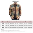thumbnail image 4 of Man Plaid Shirt Casual Comfortable Fashionable Colorful Breathable Long Sleeve Shirt for Working Dating Colorful XXL, 4 of 4