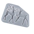 thumbnail image 2 of Molde de alce epoxi, llavero, decoración de etiquetas, molde de resina DIY, Estilo 1 Zulema molde de silicona, 2 of 7