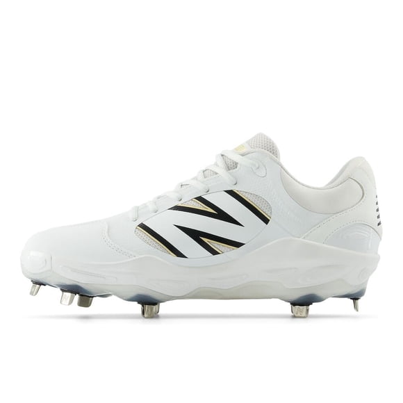 Zapatillas de béisbol New Balance Fresh Foam X 3000 V7 para hombre, blanco/negro