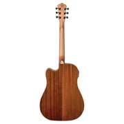 Washburn Harvest Dreadnought Cutaway Acoustic Guitar - Natural Gloss - D7SCE