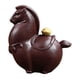 thumbnail image 2 of Estatua decorativa para la ceremonia del té, mascota para té, adorno de mesa, adorable artesanía para té. púrpura, 2 of 9