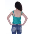 thumbnail image 6 of Moomaya Womens Sequin Sleeveless Party Crop Top Glitter V Neck Sparkle Club Tops, 6 of 8