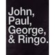 thumbnail image 3 of The Beatles - Camiseta John Paul George & Ringo para Adultos Unisex (Negro), 3 of 3