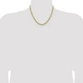 thumbnail image 4 of Primal Gold 14 Karat Yellow Gold 4mm Semi-solid Diamond-cut Rope Chain, 4 of 4