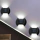 thumbnail image 2 of Inteprter Lámpara de pared LED Solar impermeable 3lm Shell dormitorio luz exterior inalámbrico escaleras patio accesorio de iluminación luz Type3 NO3, 2 of 6