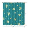 thumbnail image 5 of Waterproof Daisy Shower Curtain 72x72 Inch Boho Style Polyester Unique Shower Curtain for Bathroom Hotel Home Decor with 12 Plastic Hooks, 5 of 5